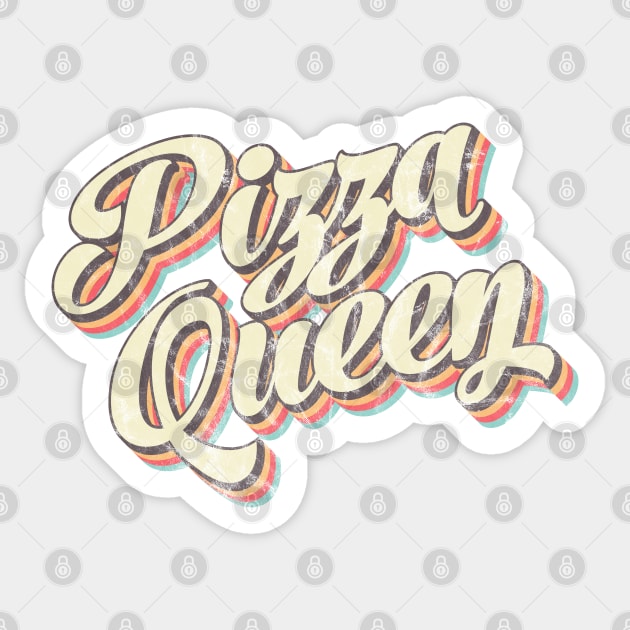 Claim Your Slice: Pizza Queen on the Throne! Sticker by bobacks